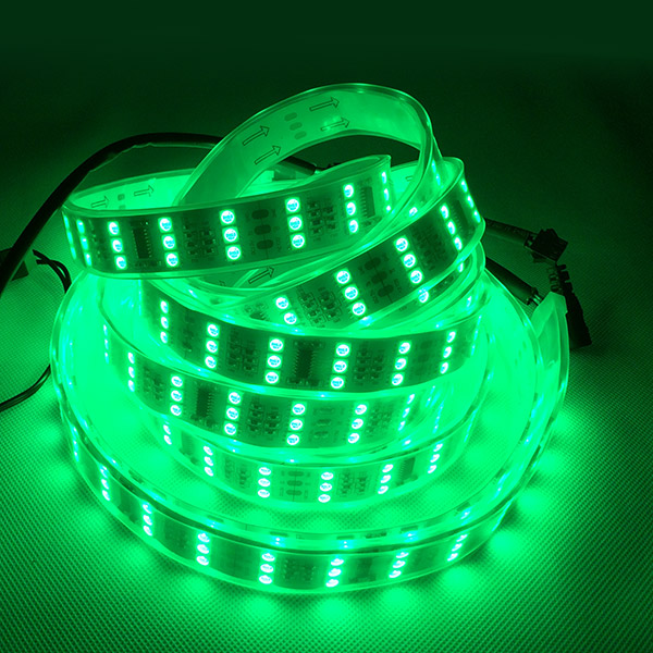 Triple Row TM1812 Series LED Digital Strip Lights, Programmable Pixel Full Color Chasing, Waterproof Optional, 720LEDs 16.4ft Per Reel By Sale Triple Row TM1812 Series LED Digital Strip Lights, Programmable Pixel Full Color Chasing, Waterproof Optional, 720LEDs 16.4ft Per Reel By Sale
